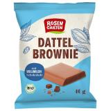 Dattel Brownie mit VM-Schokolade