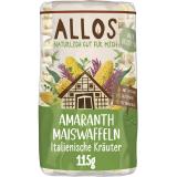 Amaranth Mais- waffeln italienische Kräuter