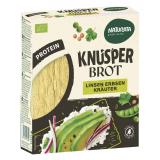 Knusperbrot Linsen Erbsen mit Kräutern