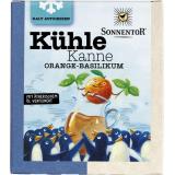 Kühle Kanne Orange-Basilikum