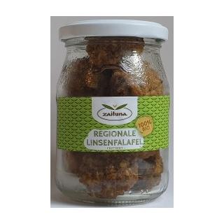 Linsen-Falafel frittiert