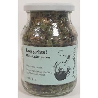 Kräutertee Los geht''s (im Pfandglas)
