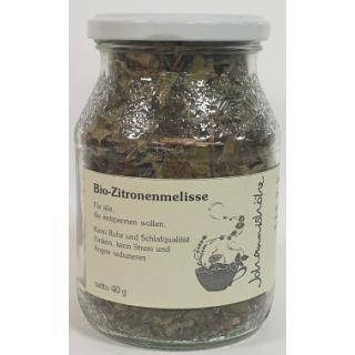 Kräutertee Melisse (im Pfandglas)