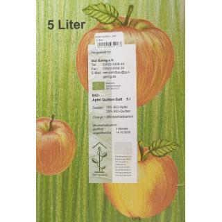 Apfel-Quitten- Saft 5L-Box