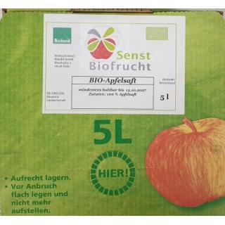 Apfelsaft in Box