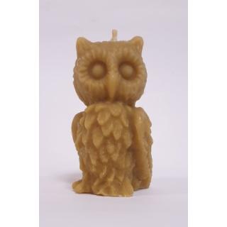 Kerze Eule 8 cm, Ø 4,9 cm