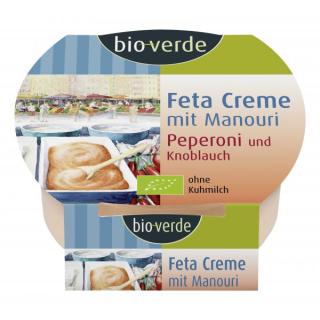 Feta-Creme mit Knoblauch Pepperoni