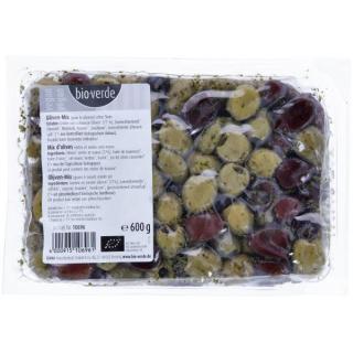 Oliven-Mix ohne Stein mit Kräutern