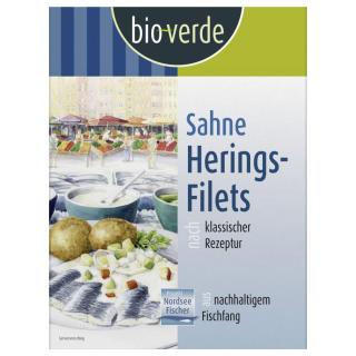Heringsfilets in Sahnemarinade