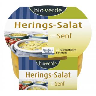 Heringssalat in Senf-Marinade