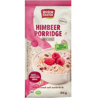 Himbeer-Porridge ungesüßt