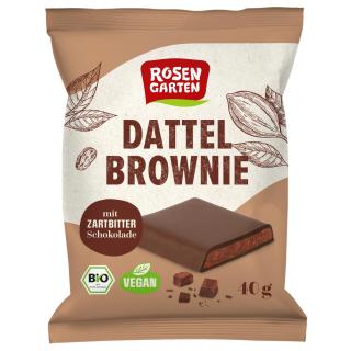 Dattel Brownie mit ZB-Schokolade