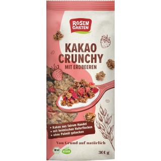 Kakao-Crunchy mit Erdbeeren