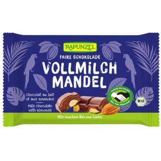 Vollmilch Schokolade mit ganzen Mandeln