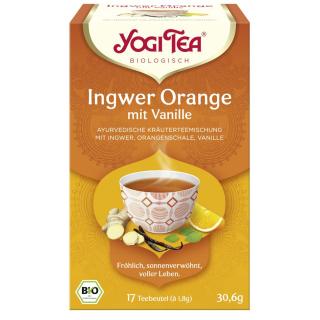 Yogi Tee Ingwer Orange