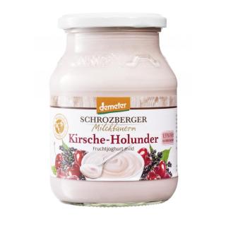 Kirsch- Holunder Joghurt