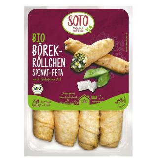 Börek-Röllchen Spinat Feta