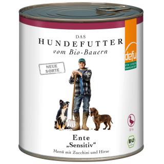Nassfutter Hund Ente Sens.