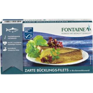 Bücklingsfilets in Sonnenblumenöl