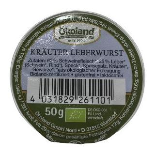 Feine Kräuterleberwurst