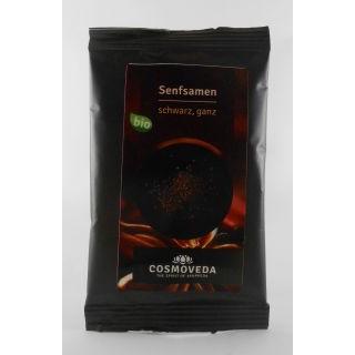 Senfsaat, ganz, schwarz