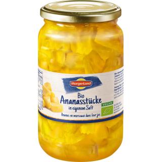 Ananas-Stücke im eigenen Saft