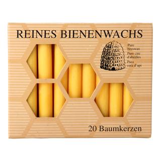 Bienenwachs- Baumkerzen