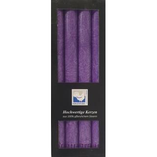 Stearin- Stabkerzen violett