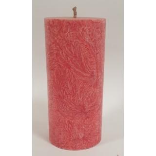 Stearin- Stumpenkerze rot 135x64