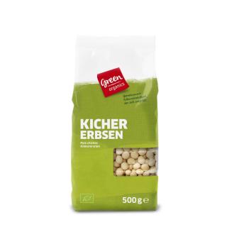 green Kichererbsen