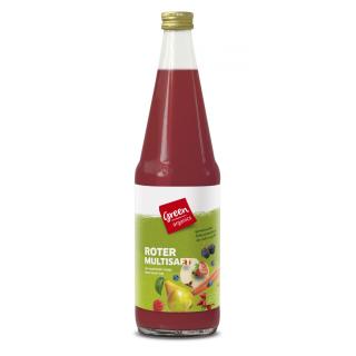 green Mehrfruchtsaft rot
