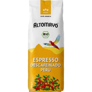 Espresso Bohnen entkoffeiniert