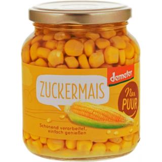 Zuckermais großes Glas dem.