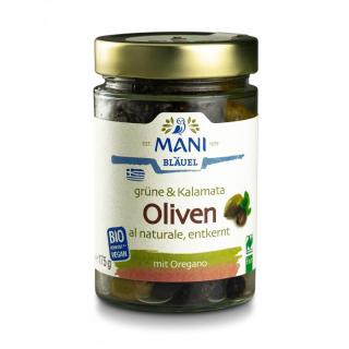 Grüne & Kalamata- Oliven Oregano