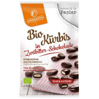 Kürbis in Zartbitter- Schokolade