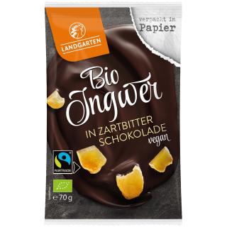Ingwer in Zartbitter- schokolade