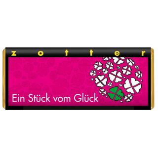 Schokolade Stück vom Glück