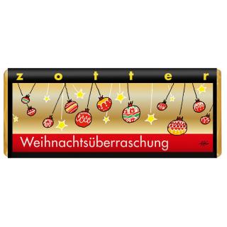 Schokolade Weihnachtsüberraschung