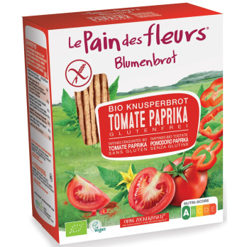 Blumenbrot Tomate-Paprika