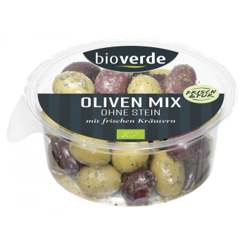 Oliven-Mix ohne Stein mit Kräutern