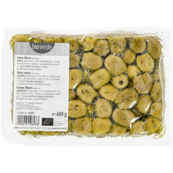 Grüne Oliven ohne Stein