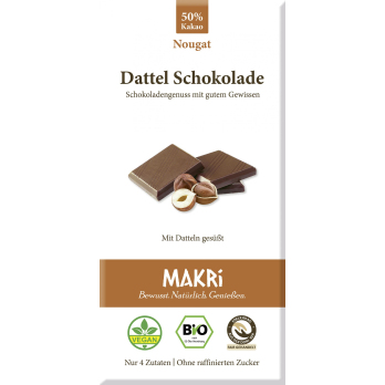 Dattel Schokolade Nougat
