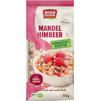 Mandel-Himbeer- Krokant Müsli