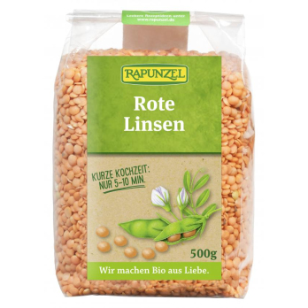Rote Linsen, geschält