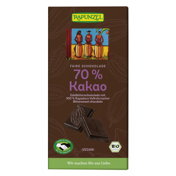 Edelbitter- schokolade 70% Kakao