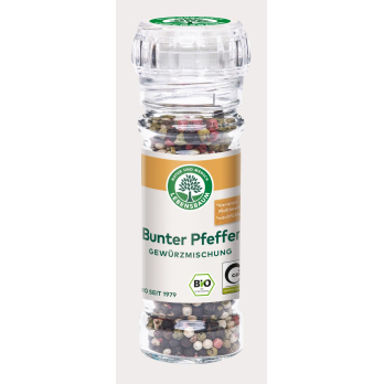 Pfeffer bunt, ganz, Glasmühle