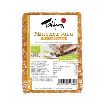 Tofuschnitte Mandel Sesam