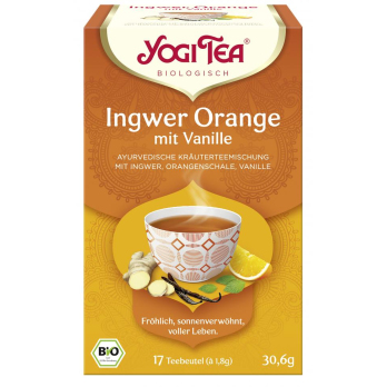 Yogi Tee Ingwer Orange