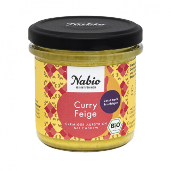 nabio  Aufstrich Curry Feige Creme fruchtig