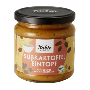 nabio  Süßkartoffeleintopf Erdn. im Glas